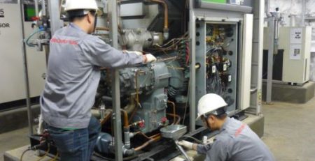 QUY TRÌNH BẢO DƯỠNG SỬA CHỮA MÁY NÉN KHÍ TRỤC VÍT