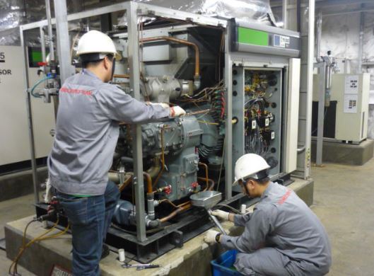 QUY TRÌNH BẢO DƯỠNG SỬA CHỮA MÁY NÉN KHÍ TRỤC VÍT