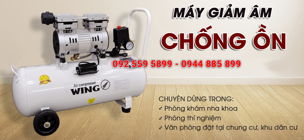 Máy nén khí không dầu giảm âm Pegasus - Wing chất lượng tốt