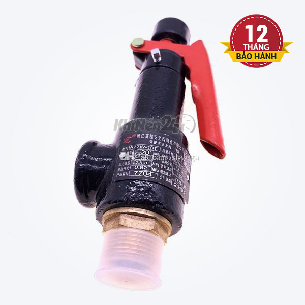Van an toàn có gạt A27W-10T-DN15 (phi 21mm) Van an toàn có gạt A27W-10T-DN15 (phi 21mm)