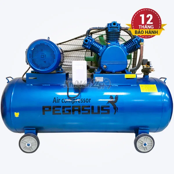Máy nén khí dây đai Pegasus TM-W-0.67/12.5-330L Máy nén khí dây đai Pegasus TM-W-0.67/12.5-330L