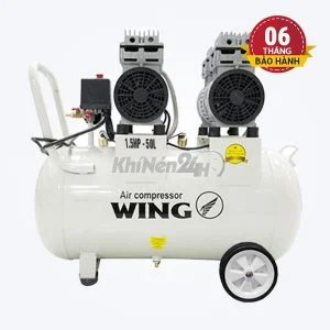 Máy nén khí không dầu giảm âm Wing TW-OF550x2-50L