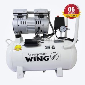 Máy nén khí không dầu giảm âm Wing TW-OF750-25L